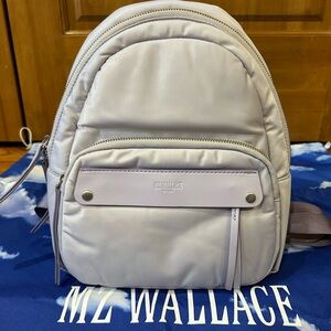 MZ Wallace Small Quilted Backpack in Light Lavender